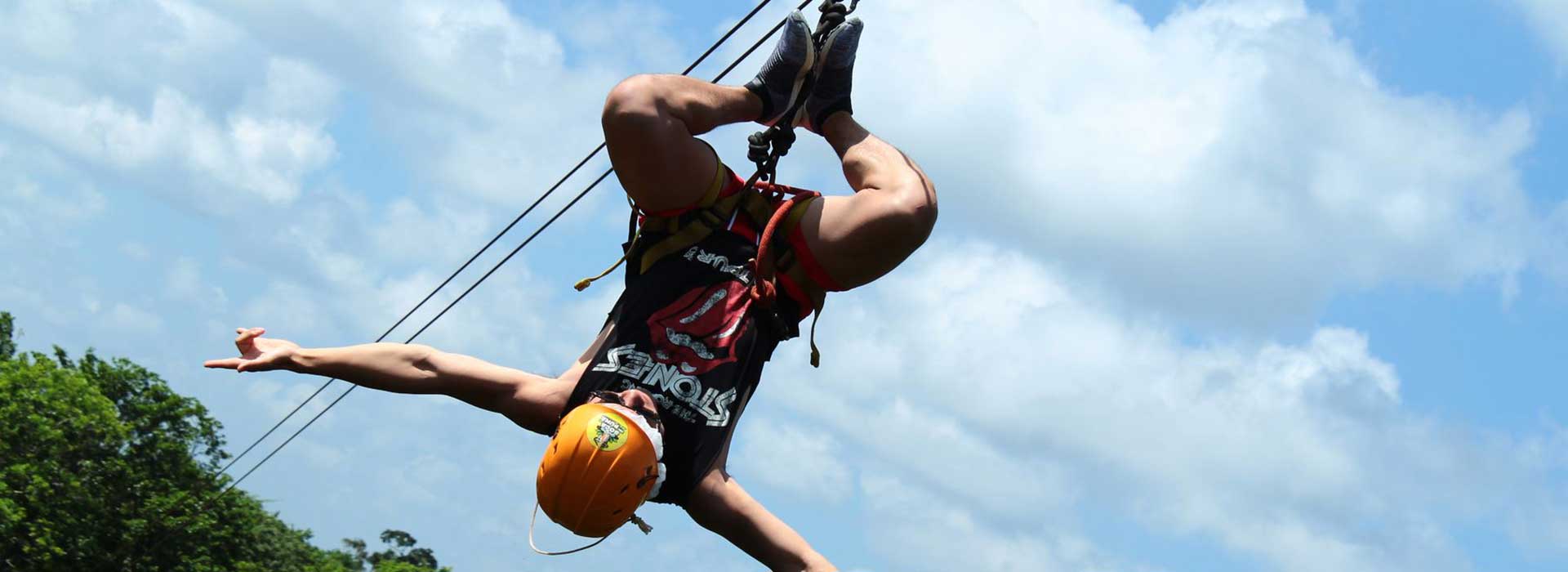 Tirolesas en Cancún